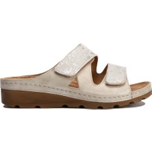 Kifidis SIB160122 Kifidis-Natura Kadın Anatomik Deri Terlik 36-41