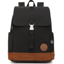 Smart Bags Süet Tabanlı Kumaş Kadın Sırt Çantası 3092 Siyah