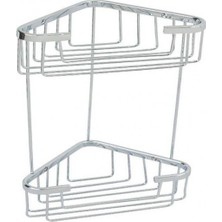 Duxxa 2 Li Sabunluk Köşesi Paslanmaz Krom