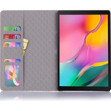 Kaneed Pu Deri Kılıf Samsung Galaxy Tab A7 Lite Koyu Mavi (Yurt Dışından)