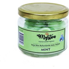 Mystica Soya Wax Buhurdanlık Kokusu Mint(Nane) Kalp Modelli 100 gr