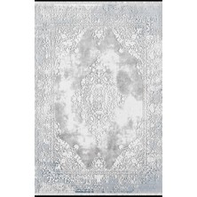 Royal Halı Lootus L012H Gri Beyaz Modern Salon Halısı