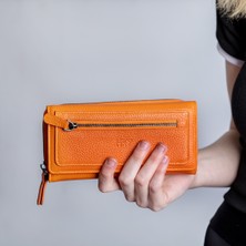 Hky 3623 Hakiki Deri Büyük Boy Kadın Cüzdan