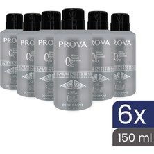 Prova Invisible Erkek Deodorant 150 ml 6 Adet