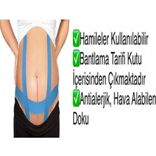 Göbek Destekleyici Bant Siyah Renk (Hamileler için)