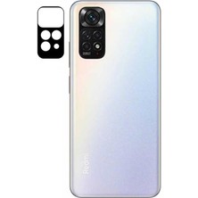 Nevarium Xiaomi Redmi Note 11 Kamera Lens Koruma Camı 3D - Siyah