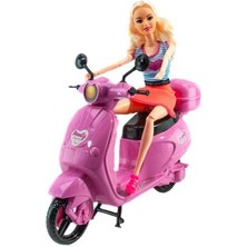 King Toys Bebek Motosikletli Oyuncak Bebek