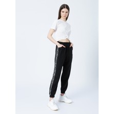 Tommy Jeans DW0DW12155BDS Normal Bel Relaxed Siyah Kadın Pantolon