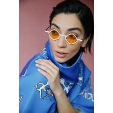 Bilge Karga Negar White Orange Güneş Gözlüğü