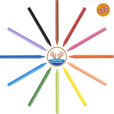 Bic Kids Plastidecor Silinebilir Elleri Kirletmeyen Pastel Boya 12 Renk