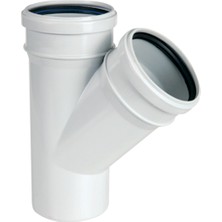 Wavin Pvc Tek Çatal 45° 125*100