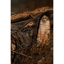 ConceptEva Wood and Furniture Alparslan Dekoratif Ahşap Oyma Tablo Özel Tasarım