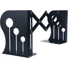 HaiTun Bookends Demir Ayarlanabilir Kitaplar Tutucu Standı Masası Ağır Kaymaz Bookend Küçük | (Yurt Dışından)