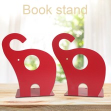 HaiTun Metal Bookends Okul Anti Kaymaz Karikatür Fil Çocuk Hediye Dekorasyon Kütüphanesi Raflar Için Kitap Organizatör Depolama Tutucu Çalışma | (Yurt Dışından)