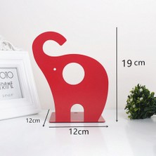 HaiTun Metal Bookends Okul Anti Kaymaz Karikatür Fil Çocuk Hediye Dekorasyon Kütüphanesi Raflar Için Kitap Organizatör Depolama Tutucu Çalışma | (Yurt Dışından)