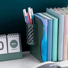 HaiTun Bookends Dergisi Depolama Tutucu Kitap Standı Raf Kalem Tutucu Ofis Masa Aksesuarları | Bookends (Yurt Dışından)