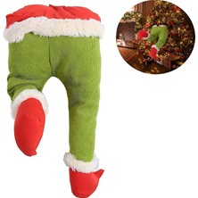 HaiTun Noel Santa ve Elf Bacaklar Peluş Doldurulmuş Ayaklar Ağaç Dekor Için (Yurt Dışından)