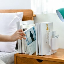 HaiTun Geniş Uygulama Faydalı Çok Yönlü Kullanım Masaüstü Dekorasyonu Plastik Bookends Çevre Dostu Kitap Tutucu Sturdy Için Uygun | Bookends (Yurt Dışından)