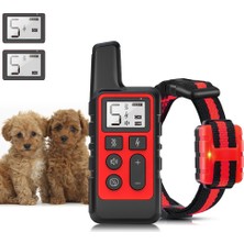 HaiTun Köpek Eğitim Yaka Pet Elektrikli Uzaktan Kumanda Yaka Su Geçirmez Şarj Edilebilir Köpek Eğitim Aracı ile LCD Ekran (Yurt Dışından)