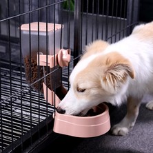 HaiTun Pet Asılı Gıda Dağıtıcı Köpek Kafes Besleyici Cihazı Için Otomatik Tavşan Kuş Besleyiciler Düzeltilmiş Askable Köpek Kase 2l Büyük Kapasite | Köpek Besleme (Yurt Dışından)