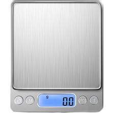 HaiTun Mutfak Kek Ölçeği ile Dijital Mavi LCD Un Ekmek Max 3 kg / 0.1g 2 Tepsi | Mutfak Terazi (Yurt Dışından)