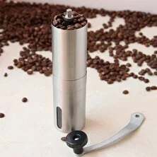 HaiTun Kahve Öğütücü Mini Paslanmaz Çelik Manuel El Yapımı Kahve Çekirdeği Burr Öğütücü Değirmen Mutfak Kahve Aracı Çiğdem Öğütücüler | Manuel Kahve Öğütücüleri (Yurt Dışından)