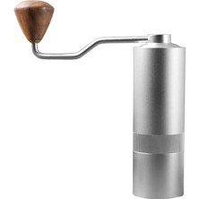 HaiTun Taşınabilir Gümüş Kahve Öğütücü Mini Paslanmaz Çelik El Manuel El Yapımı Kahve Çekirdeği Burr Öğütücü Değirmen Mutfak Aracı Öğütücüler | Manuel Kahve Öğütücüleri (Yurt Dışından)