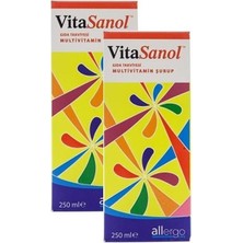 Allergo Vitasanol 250ML. Şurup 2ADET SKT:10/2023