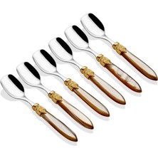 Rivadossi Laura Ring Şampanya 6lı Dondurma Kaşığı