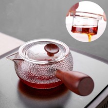 HTColtd Japon Tarzı Çaydanlık Temizle Cam Ahşap Saplı Pot Çay Makinesi Kahve Su Isıtıcısı Teaware Aracı Dekor - Çaydanlıklar (Yurt Dışından)