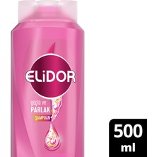 Elidor Superblend Saç Bakım Şampuanı Güçlü ve Parlak E Vitamini Makademya Yağı Kolajen 500 ml