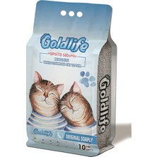 Goldlife Marsilla Sabunlu Topaklanan Bentonit Ince Taneli Kedi Kumu 10 Lt