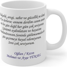 Yüksel Kişiye Özel Isim Baskılı Beyaz Kupa Bardak ,anneler Günü Bardak ,anneler Günü Hediyesi