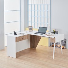 Zerka Concept Adetto Granat Ofis Çalışma Masası