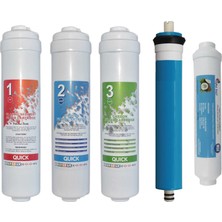 Sulook Inline Kapalı Kasa Tüm Su Arıtma Cihazlarına Uyumlu 5'li Filtre Takımı