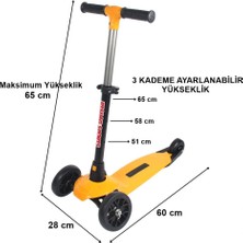 Sunman Rising Sports 3 Tekerlekli Scooter