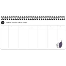 Keskin Color Katlandığıma Değdi Hisli Şeyler Haftalık Planner 13 x 27 cm