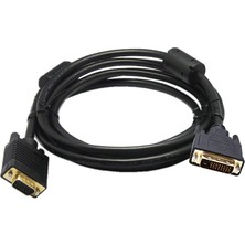 Keepro DVI To VGA Kablo Dvı 24+1 To VGA 15 Pin Çevirici Kablo 5 m