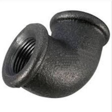 Trakya Döküm Siyah Dirsek 1/2"
