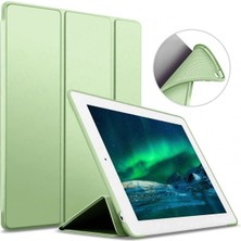 MobaxAksesuar Apple iPad 9. Nesil 10.2" 2021 Kılıf Arkası Silikon Smart Case A2602 A2603 A2604 A2605