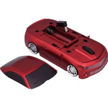 Optik Mouse 2.4ghz Ergonomik Kablosuz Chevi Bumblebee Araba Şeklinde  Kırmızı