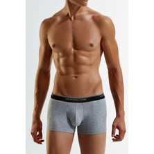 Pamuklu Gri Boxer