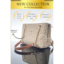 Galb Leather Uzun Askılı Zincir Detaylı Kadın Omuz Çantası