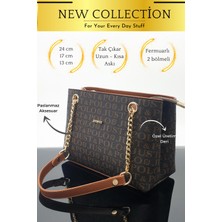 Galb Leather Uzun Askılı Zincir Detaylı Kadın Omuz Çantası