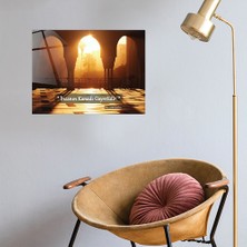 Decorita Mevlana | Cam Tablo | Gayret | 30cm x 40cm