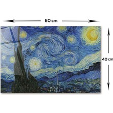 Decorita Klasik Tablo | Cam Tablo | Yıldızlı Gece | 40cm x 60cm
