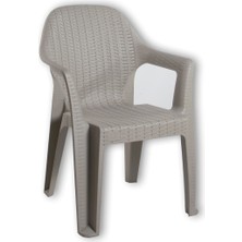 Bs Plastik Rattan Polo 6 Adet Plastik Sandalye