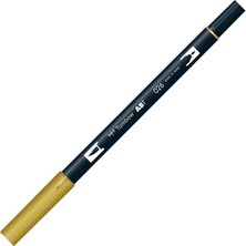 Tombow Dual Brush Pen Grafik Çizim Kalemi 026 Yellow Gold