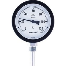Pakkens Termometre Nw 100 Alt Bağlantılı 100 -30+60°c 10 cm