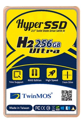 Twinmos TM256GH2U 256GB 2.5&quot; Sata3 SSD (580MB-550MB/S) 3dnand ( Altin )